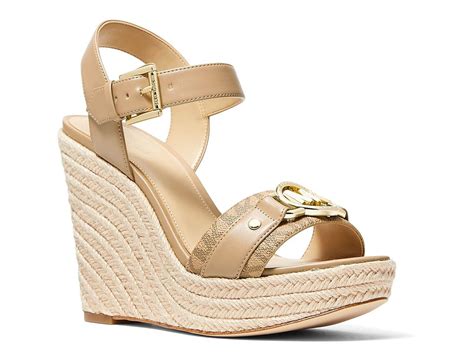 michael kors espadrille wedge sandals|Michael Kors open toe sandals.